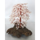 Clear Quartz Tree of Life with Copper wire 300 Chip 